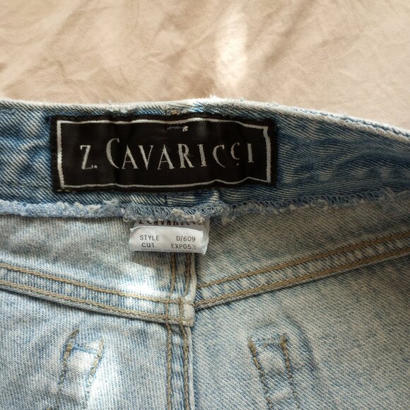 Rare Late 80s Early 90s High Waist Tapered Jeans Z. Cavaricci - Picture 2 of 8